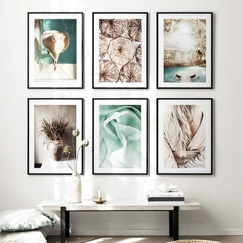 

Summer Sun Girl Canvas Painting Pool Cave Landscape Realistic Nordic Poster Print Wall Art Picture Modern Living Room Decor