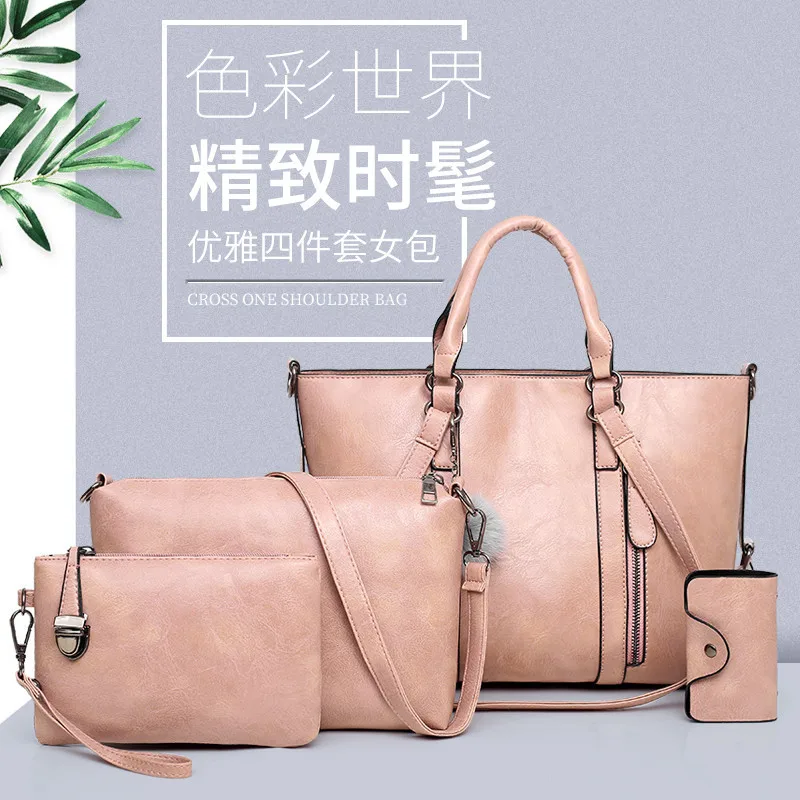 

Cross Border New Style Fashion-Style Different Size Bags Retro Pu Large Capacity Shoulder Bag/ Hand Bag Cross-body WOMEN'S Bag a