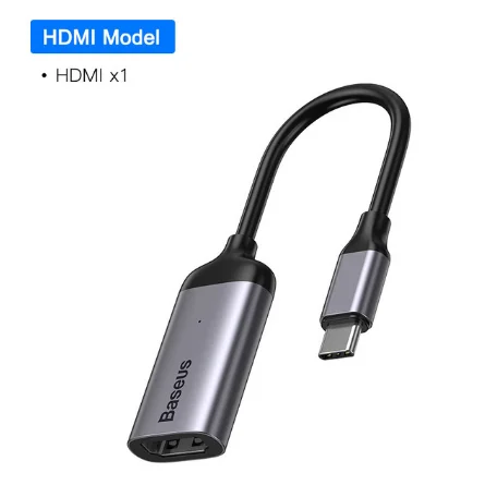 USB C концентратор Baseus type C для нескольких USB 3,0 концентратор HDMI адаптер док-станция для MacBook Pro huawei mate 30 USB-C 3,1 разветвитель порт type C концентратор - Цвет: HDMI USB C HUB