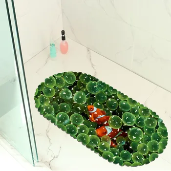 

Underwater Fish View Floor Mat Balcony Bathroom Rug PVC Hollow Suction Foot Pad Non-slip Door Mat Swimming Pool Carpet