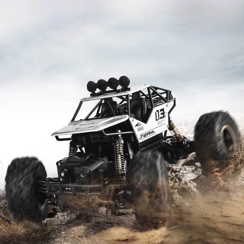 28 см 27GHz Детские транспортные средства четыре колеса ПОДАРОК ударопрочный RC автомобиль гусеничный скалолазание игрушка внедорожный багги-монстр грузовик Нескользящая забавная