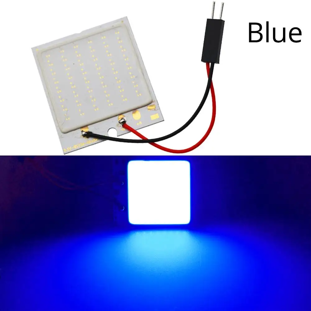 T10 W5W Auto Interior Reading 24SMD 36SMD 48SMD cob Dome Festoon Brake License Panel Door Led Trunk Lamp Clearance Car Light 12v