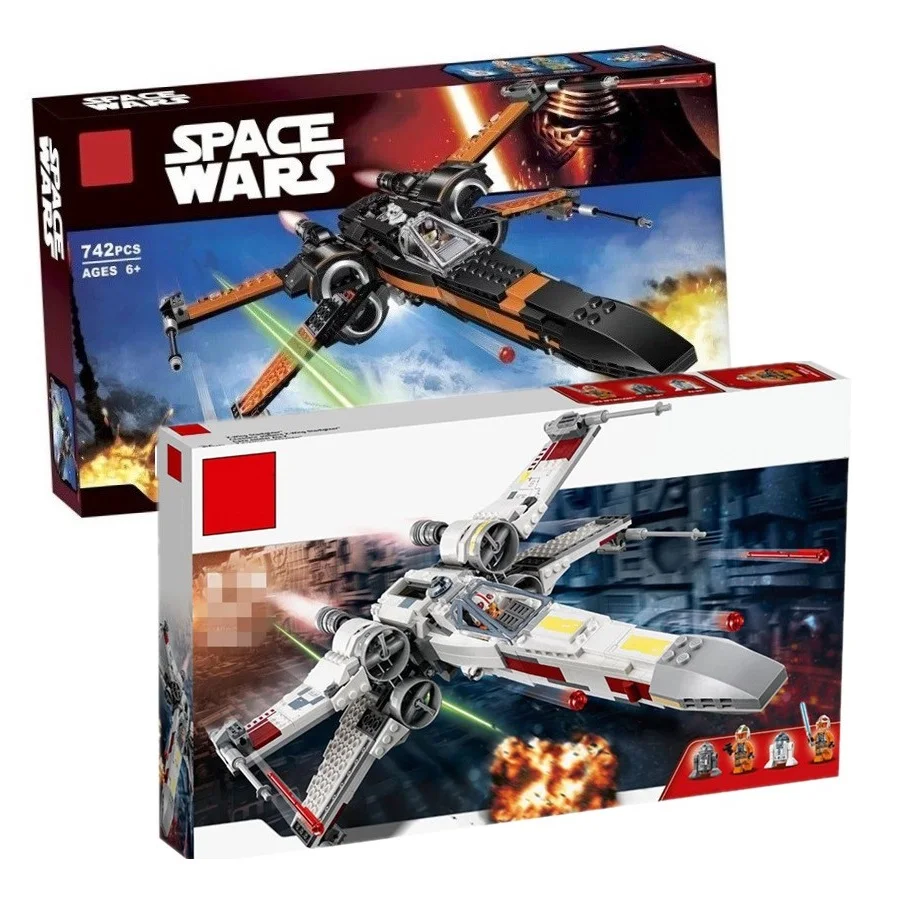 

05145 05004 Building Blocks Bricks Legoinglys Starwars Toys For Children First Order Poe's X Wing Fighter Compatible With 75102