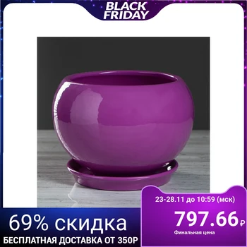 

Flowerpot Ball, premium, purple, 2 L 4309219