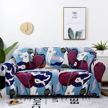 

Printed Pattern Elastic Sofa Cover Tight Sectional Slipcover Wrap All-inclusive Loveseat Corner Sofa Cover cogines para sofa 1pc
