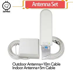 ZQTMAX 25 + 8dBi антенна для телефона усилитель мобильного сигнала 3g 4g антенна gsm усилители сигнала UMTS LTE усилитель сети и кабель