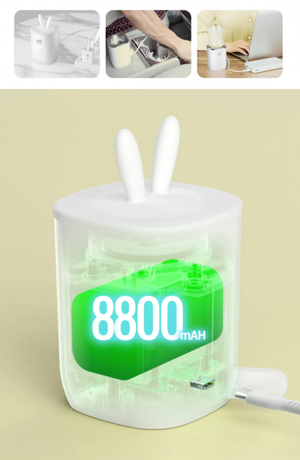 Aquecedor de Leite Garrafas de Bebê para Viagens Uareliffe Portátil Bebê Garrafa Materno Rápido Controle Temperatura Aquecedor Universal 10 Uareliffe portátil bebê garrafa aquecedor de leite