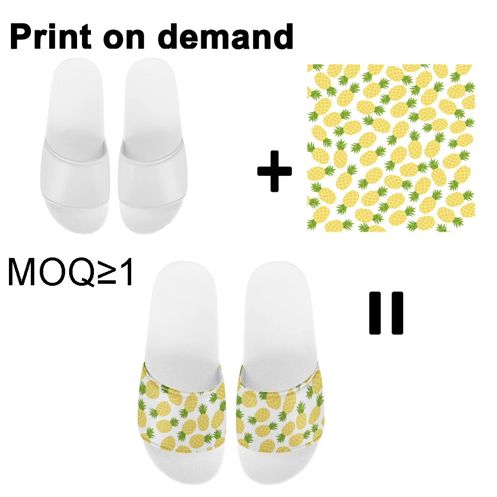 Men Custom Pattern Slippers France flag Print Summer Fashion Slides Sandals Outdoor Non-slip Beach Shoes Platform Flip Flops