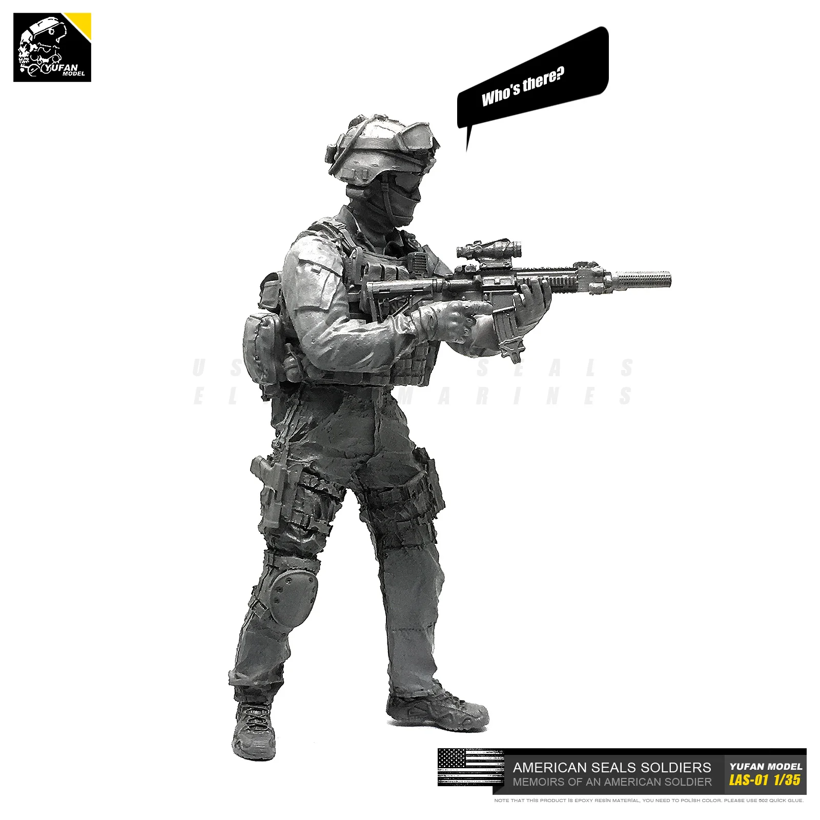 1/35 США морской пломб штурмовая команда Смола человек LAS-01