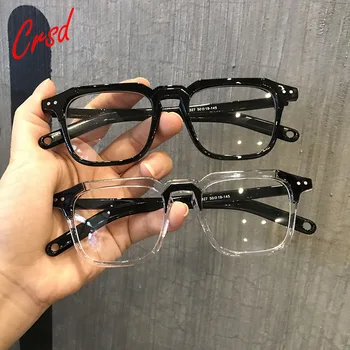 

CRSD 2020 Classic Anti Blue Light Blocking Square Frames Myopia Glasses Clear Lens Computer Eyeglasses Fashion Unisex