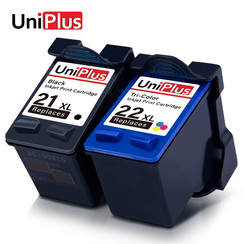 

UniPlus 21XL 22XL Ink Cartridge Replacement for HP 21 HP 22 hp21 hp22 Printer FAX 1250 3180 PSC 1401 1402 1403 1406 1408 1410