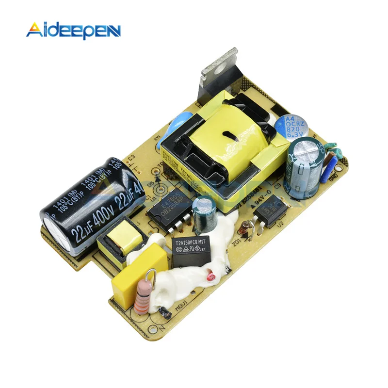 AC-DC 5V 2A 2000mA/5V 2.5A/12V 1A/12V 2A Switching Power Supply Module Overvoltage Overcurrent Short Circuit Protection Switch