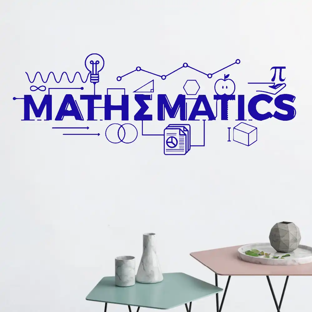 Mathematics Wall Decal Math Classroom Decor School Vinyl Sticker Gift Education Quote Sign Science Motivational Poster Sk63 Aliexpress