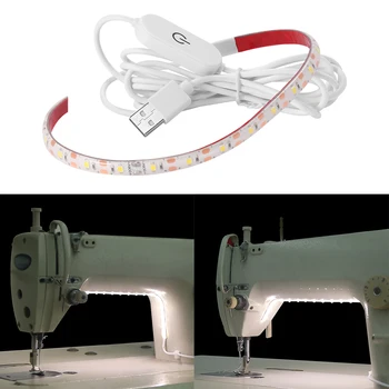 

10pcs Sewing Machine LED Light Strip Light Kit 18M 360lm Flexible USB Sewing Light 200cm Industrial Machine Working LED Lights