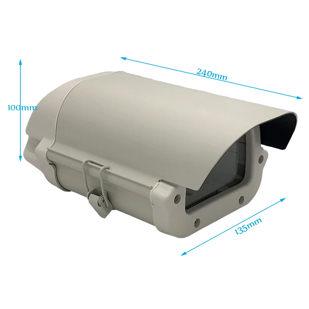 6 Inch Indoor Outdoor Enclosure Aluminium Alloy Cover Security CCTV Camera Protective Housing Case Waterproof Surveillance Shell