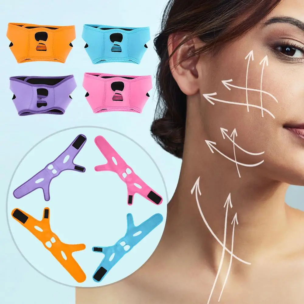 

Thin Face Mask Potent Firming Thin Chin Correction Tool Face-lift Tighten Bandages Facial Contour Adjustment Slimming Wraps Belt