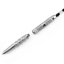 Stylo tactique d'auto défense de survie pour femmes, conception combinée, Mini outil d'urgence, haute résistance, Portable en acier inoxydable 