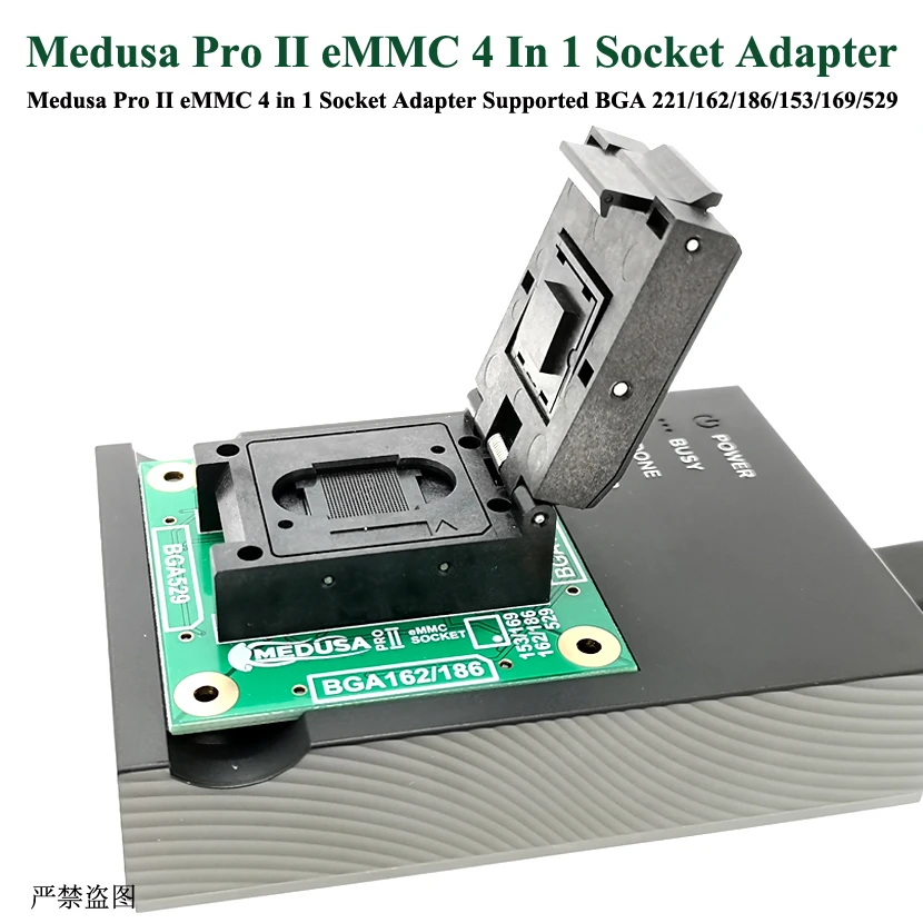 100% оригинальный адаптер для разъема Medusa Pro II eMMC 4 в 1 с поддержкой BGA