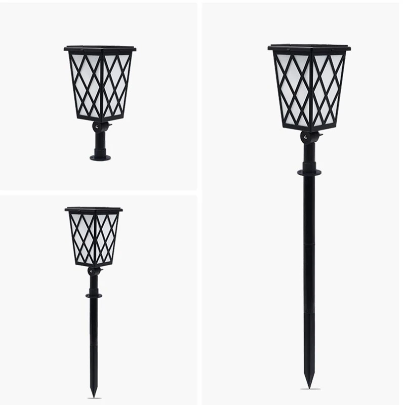 Solar Garden Light Flickering Flames Torches Lights Dusk to Dawn Auto On/Off Security Lamp For Patio Driveway Wall