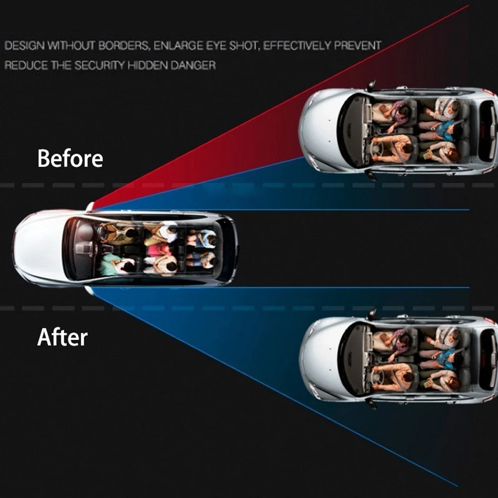 HD Glass Car Blind Spot Mirror 2Pcs Auto Motorcycle 360&deg; Adjustable Wide Angle Rearview Mirrors Extra Round blind spot mirror motorcycle mirror motorcycle mirrors
