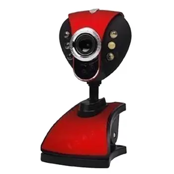 

USB 2.0 Webcam with Microphone Clip Free Drive Web Cameras for Desktop Computer