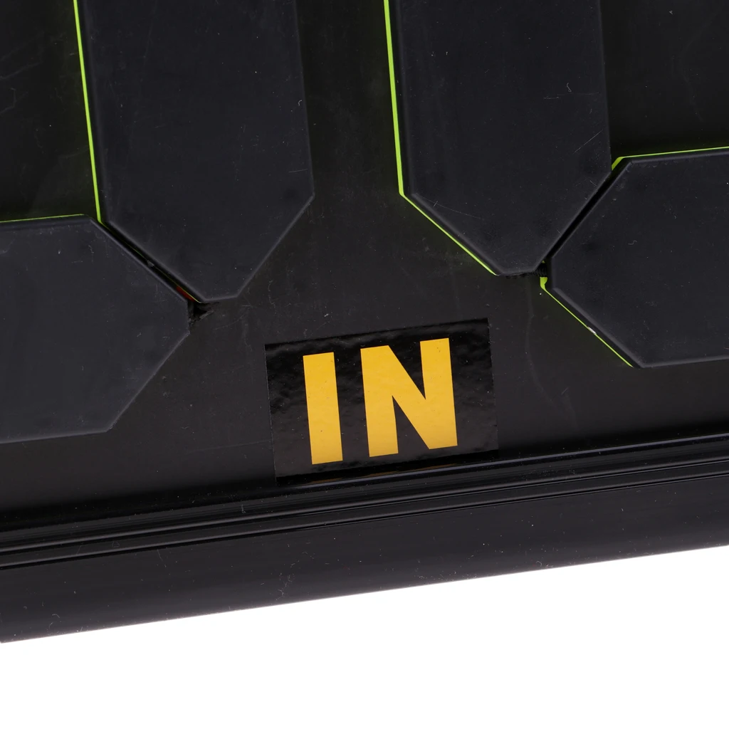 Practical Soccer Substitution Board Double Side Display 4-digits Black Color
