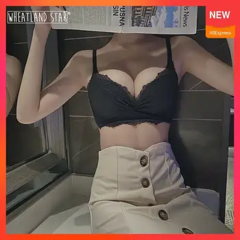 

Lingerie Femme Sexy Erotique Wire Free Bra Underwear Set Back Closure Three Hook-and-eye Fashion Intimates Women's Lingerie 2020