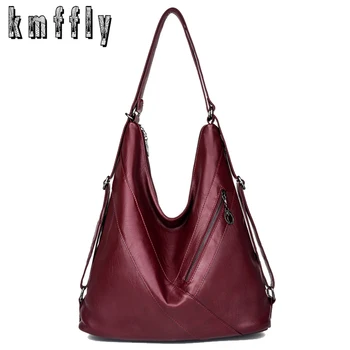 

New women handbag multifunction pu leather large messenger bags for women 2019 luxury handbags women bags designer shoulder bag