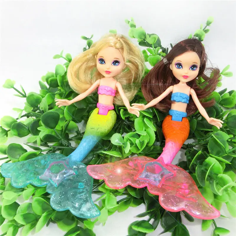 Водостойкая кукла русалки для плавания детская игрушка для девочек новая ванна бассейн водонепроницаемые куклы-русалки Игрушки для девочек 20 см