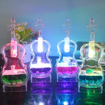 

Creative Violin Floating Animal Drops Oil Spill Drops Glowing Creative Home Furnishing Desktop Decompression Stationery Students