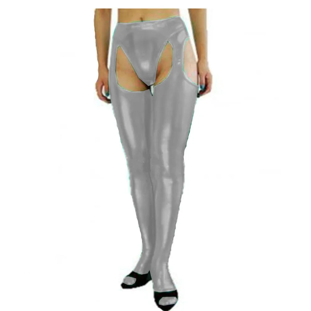 20 Colors Hollow Out Hot Sexy Stockings Women Footed Pencil Leggings Exotic Shiny Metallic Pants Novelty Nightclub Costume