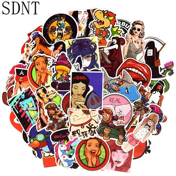 

50 PCS Graffiti Stickers Laptop Decals Anime JDM Cool Funny Waterproof Stickers Toys to DIY Car Skateboard Suitcase Guitar Bike