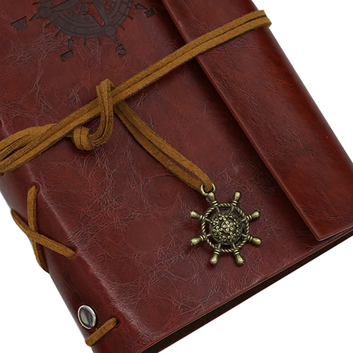 Retro Anchors Faux Leather Cover Notebook Journal Traveler Book Diary Blank Retro Anchors Faux Leather Cover Notebook Journal Traveler Book Diary Blank