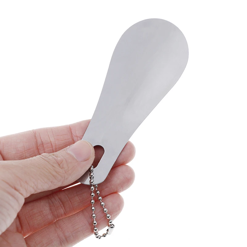 1 Pcs Professional Shoehorn Stainless Steel 10cm Metal Shoe Horn Spoon Shoehorn Shoes Lifter Tool