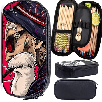 

Dragon Ball Large Capacity Pencil Case Anime Pencilcase Super Saiyan Goku School Pen Case Supplies Pencil Bag School Stationery