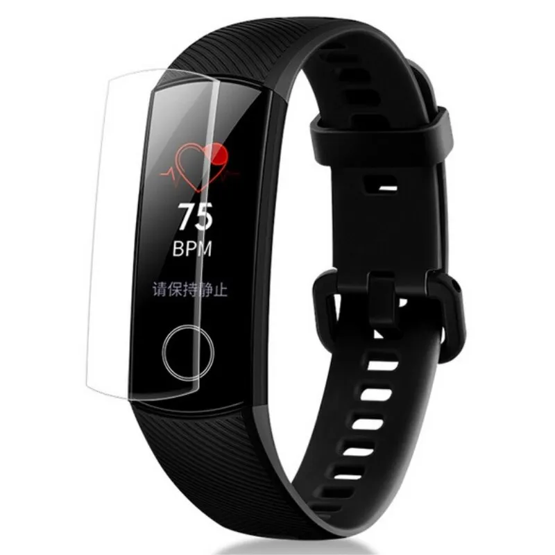 3 шт ТПУ Ультра прозрачная защитная пленка против царапин для huawei Honor Band 4 Bnad 5 Смарт-браслет полная защита экрана