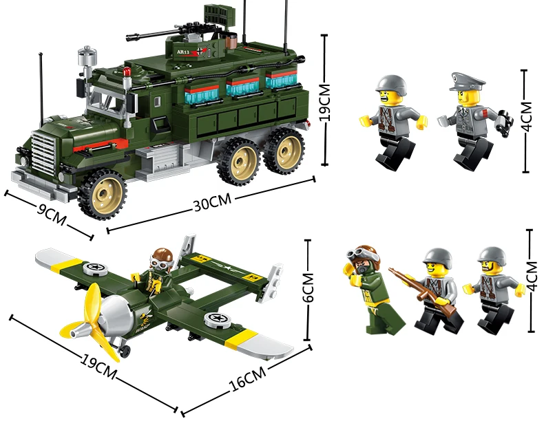 Военные совместимы с немецкими базовыми комплектами ed ww2, самолеты-танки для автомобилей, мировая война 1, 2, ii, солдатские модели, строительные блоки, детские игрушки