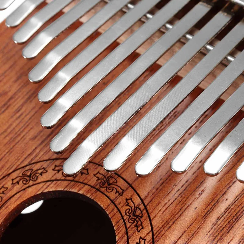 17 клавиш Kalimba большой палец пианино высококачественное дерево корпус из красного дерева музыкальный инструмент с обучения книга Мелодия молоток