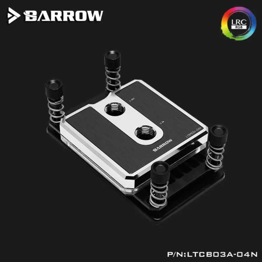 Для Ryzen AM3/AM4 композитный Процессор индикатор расхода воды, POM/БАРСС вверх по желанию, производительность, Никелированное покрытие 2,0 5v 3pin, Microwaterway блок, курган LTCP03A-04N