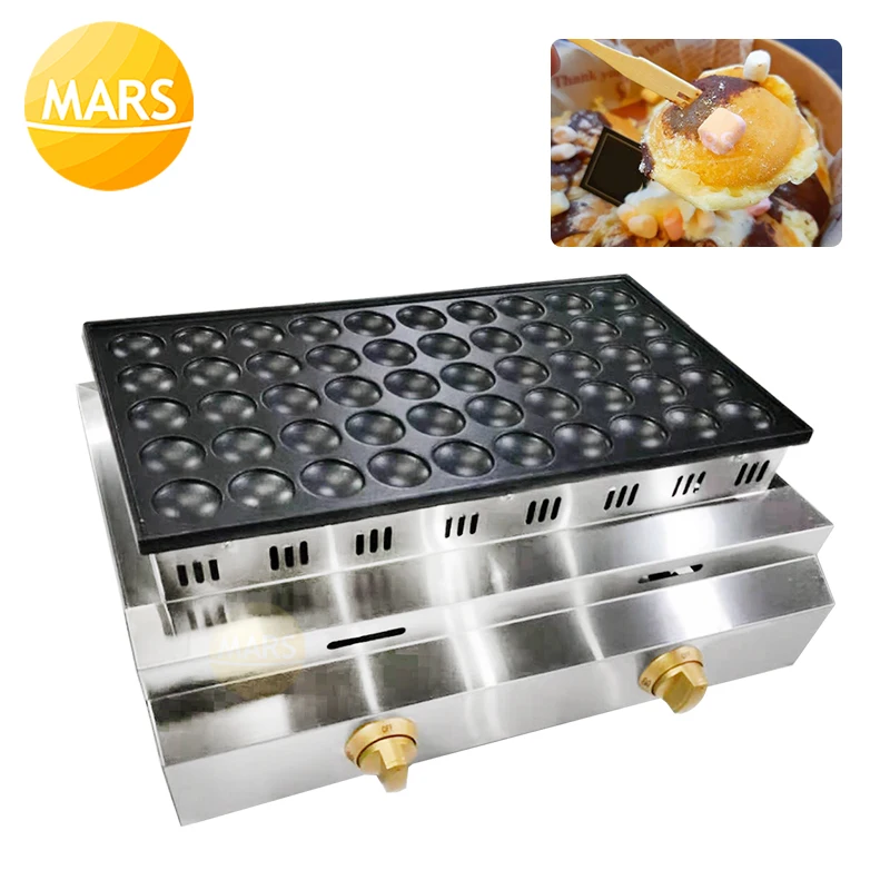 AP-560 Poffertjes Maker Mini Pancakes Electric Machine 50 Pcs High Capacity Stainless Steel