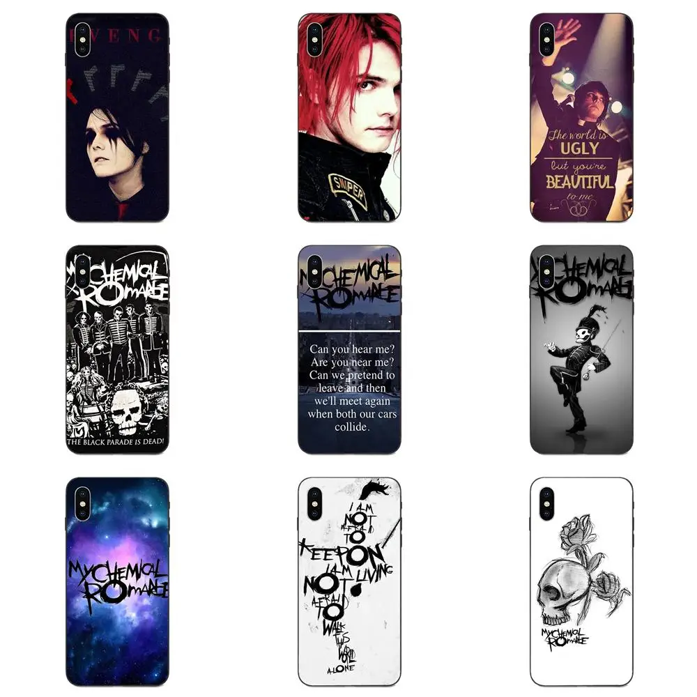 

For Xiaomi Redmi Note 2 3 4 4A 4X 5 5A 6 6A 7 Go Plus Pro S2 Y2 TPU Cover Cases Gerard Way My Chemical Romance Mcr Rock