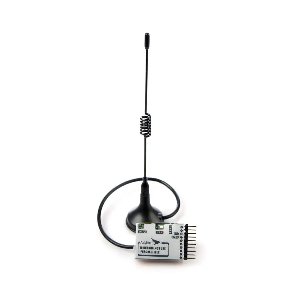 

Arkbird 433MHz UHF 10 Channel Receiver with PPM/PWM/RSSI Tuner/Repeater Mode