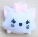 Светло-желтый 30 шт./лот Kawaii плоские бусины персонажи мультфильмов животных полимерные кабошоны принадлежности - Цвет: Светло-желтый