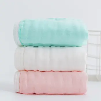 

5PCS Cotton Baby Burp Cloth Absorbent Bibs Burping Rags Newborn Feeding Towel F3ME