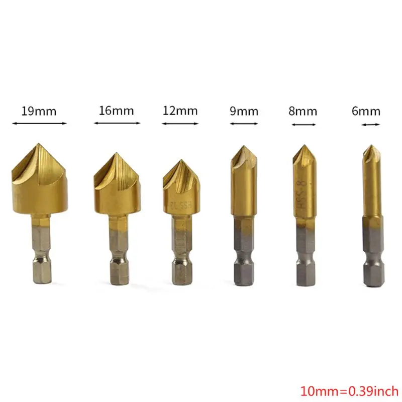 Набор ступенчатых Сверл Из 3 спиральных рифленых из быстрорежущей стали 4 12 мм/20