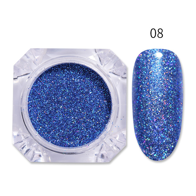 Glitter Powder Pearl sparkle Nail Powder Chrome Sparkling Dazzling Pigment Dust  Art Decoration