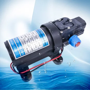 

DC 12V 80W 130PSI 5.5L / Min Electric Water Pump High Pressure Diaphragm Water Pump Automatic Switch For Garden