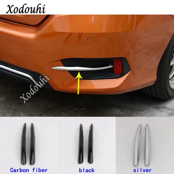 

Car Detector Styling Trim Back Tail Rear Fog Light Cover Lamp Frame Stick Part 2pcs For Honda Civic 10th Sedan 2019 2020 2021