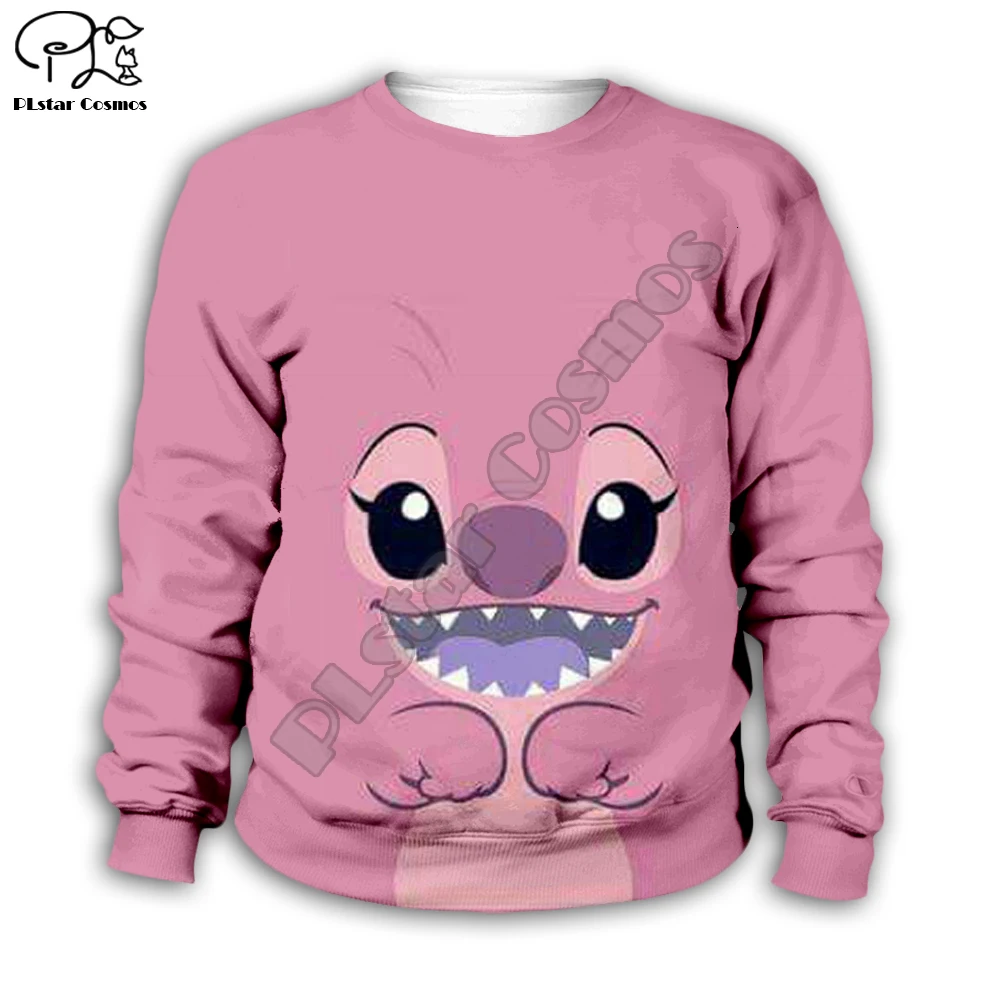 Детская одежда; толстовки с капюшоном в стиле аниме kawaii Lilo Stitch; толстовка для мальчиков с героями мультфильмов; 2
