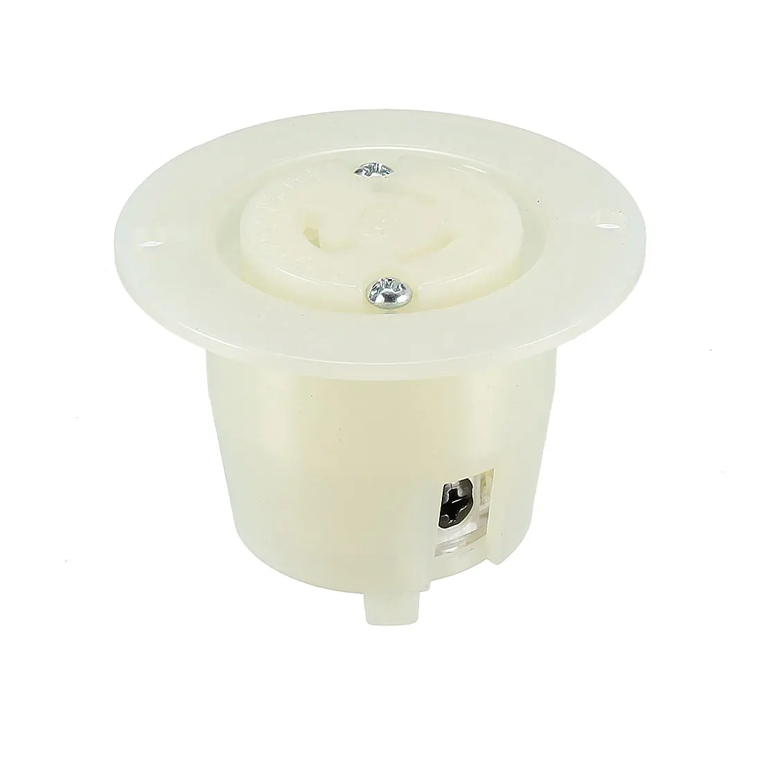 

uxcell Locking Flanged Outlet NEMA Grounding Industrial Grade L6-15C 2 Pole 3Wire